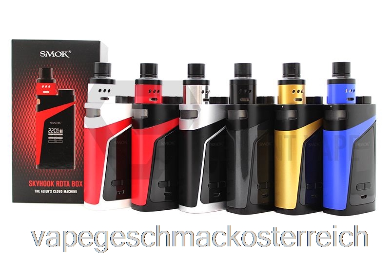Smok Skyhook Rdta Box 220w Kit Schwarz / Gold Vape Geschmack